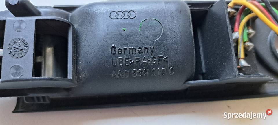 Klamka wewnętrzna lewa 4A0839019C Audi 100 A6 S4 Klamki wewnętrzne Luzino