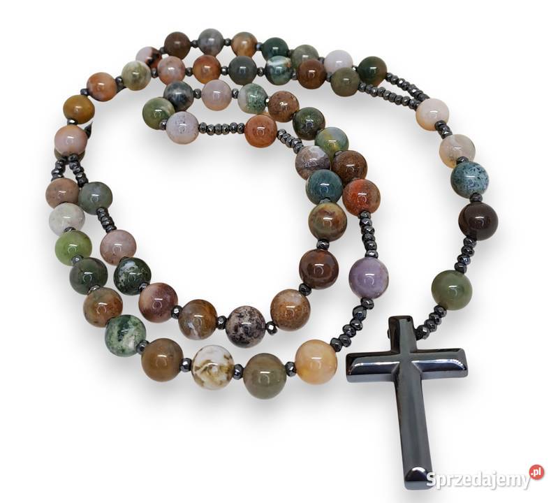 Różaniec z agatu AGAT INDYJSKI 1267 Warszawa sprzedam