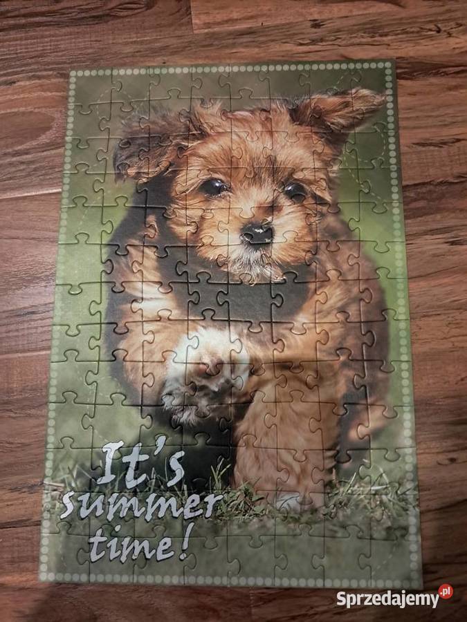 puzzle 100 elementów stan puzzli pudełko jest Sandomierz
