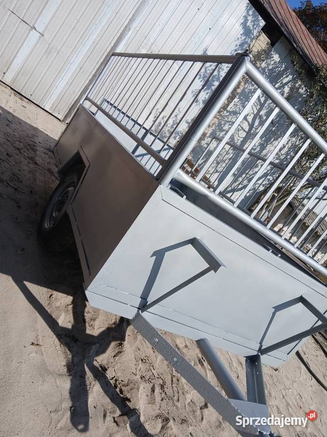 Przyczepka dwukólka Do hodowli zwierząt Stoczek Łukowski