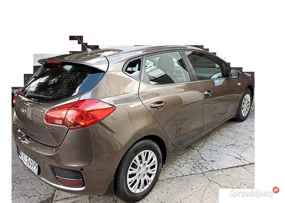 Kia Ceed Ceed 14 L 2017 salon brązowy dolnośląskie Wrocław