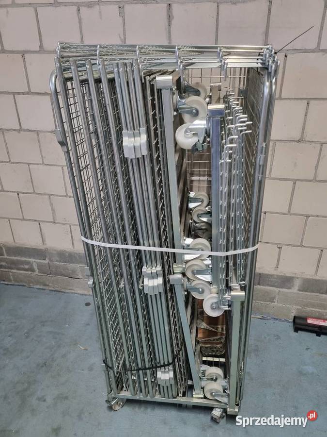 Wózek siatkowy ocynkowany zamykany koła z sprzedam