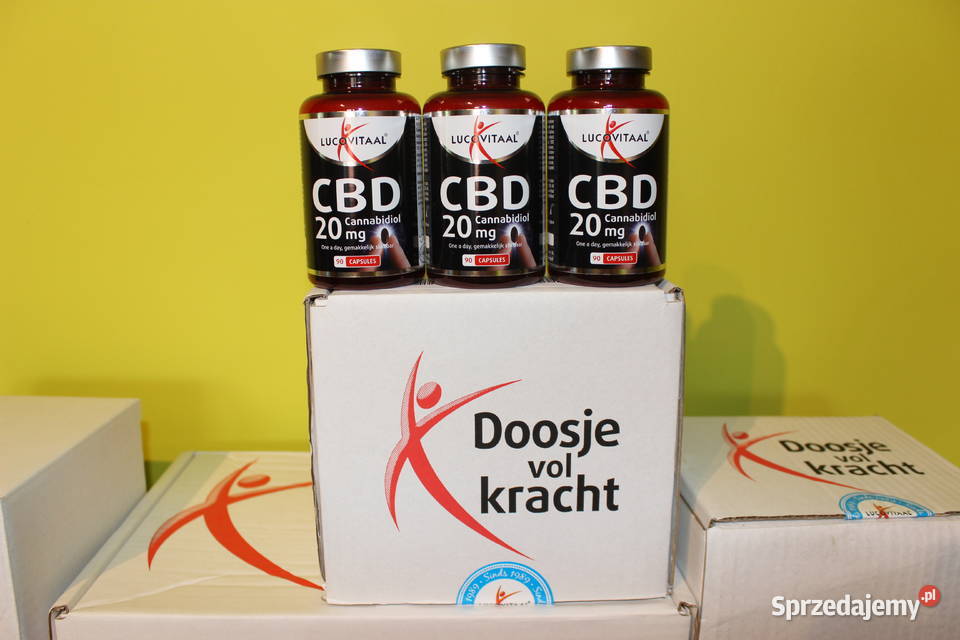 Olej konopny w kapsułkach CBD 20mg Lucovitaal