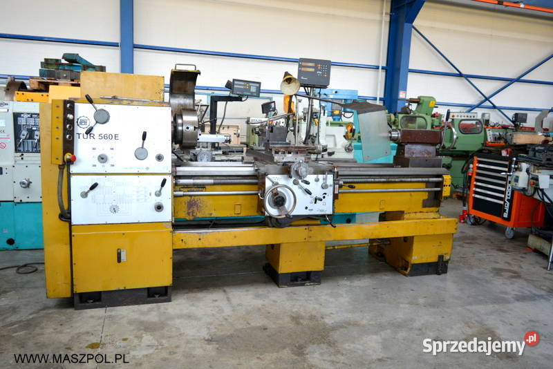 TOKARKA uniwersalna TUR 560E x 1500 z odczytami Głowno
