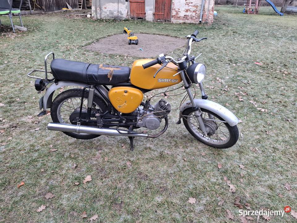 Simson s50 1977r dokumenty pełen oryginał lubuskie Wschowa