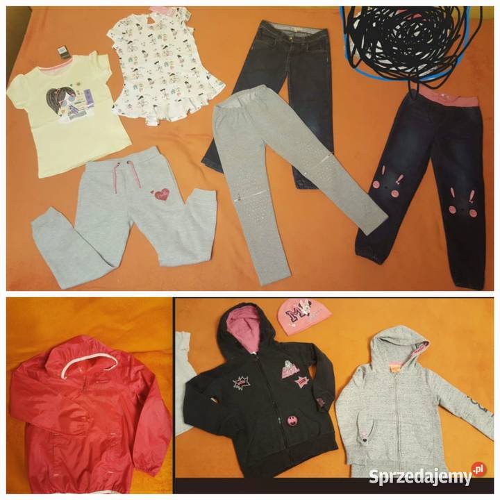 Paka ciuchów dziewczęcych 110134 dziewczynka Komplety i zestawy Bydgoszcz sprzedam