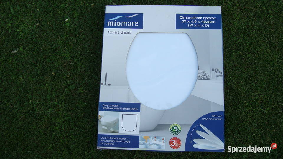 Deska sedesowa wolno opadająca biała Nowa Warszawa