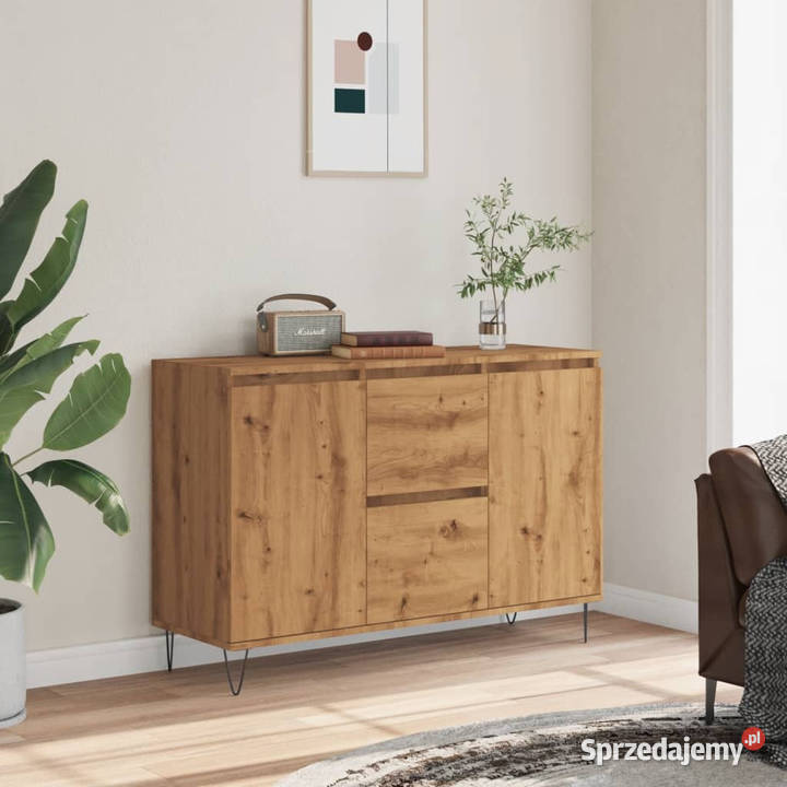 Szafka dąb artisan 104x35x70 materiał Warszawa