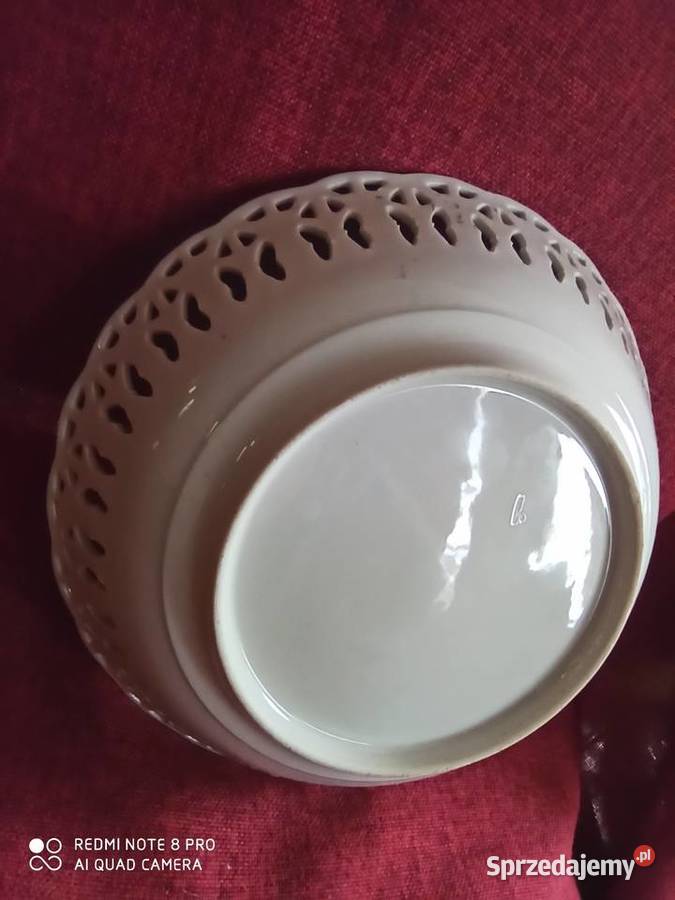 Patera misa z ażurem Herbaciane Róże Biała Gdańsk