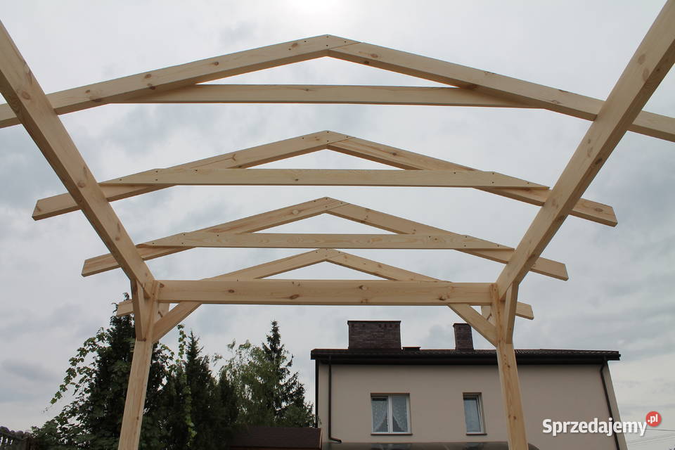 KONSTRUKCJA ALTANY 450x350 Wiata Pergola Garaż Łuków