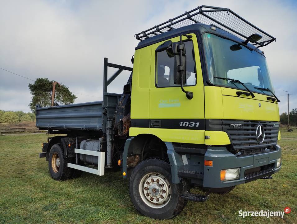 MERCEDES ACTROS WYWROTKA HDS Możliwa zamiana 6000kg Borne Sulinowo