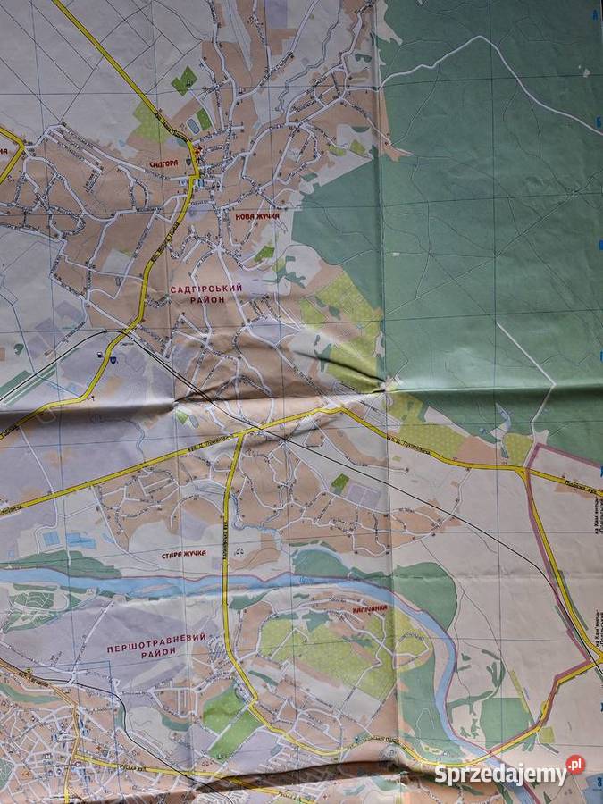 Czerniowce plan miasta 120 000 Ukraina Kraków