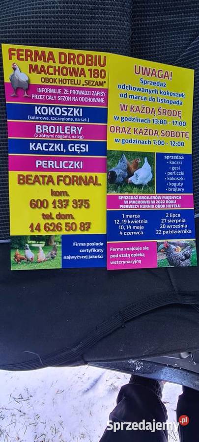 Certyfikowana ferma drobiu Machowa 180 Tarnów