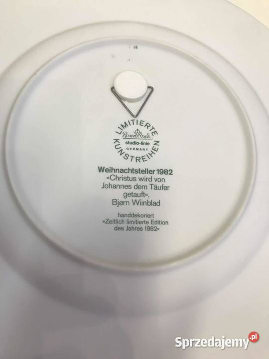 Talerz dekoracyjny Rosenthal Bjrn Wiinblad 1982r Kielce