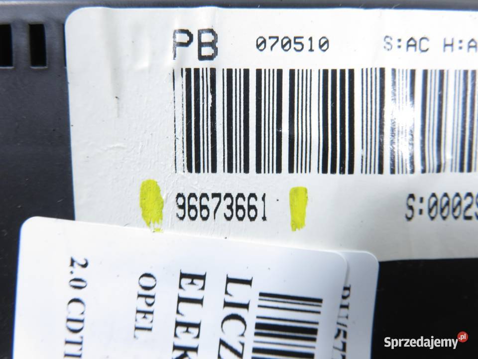 LICZNIK OPEL ANTARA A L07 20 CDTI 150 Z 20 DMH osobowe