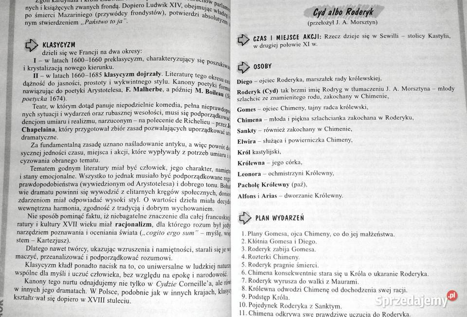 Opracowania lektury i wiersze 2 Barok oświecenie