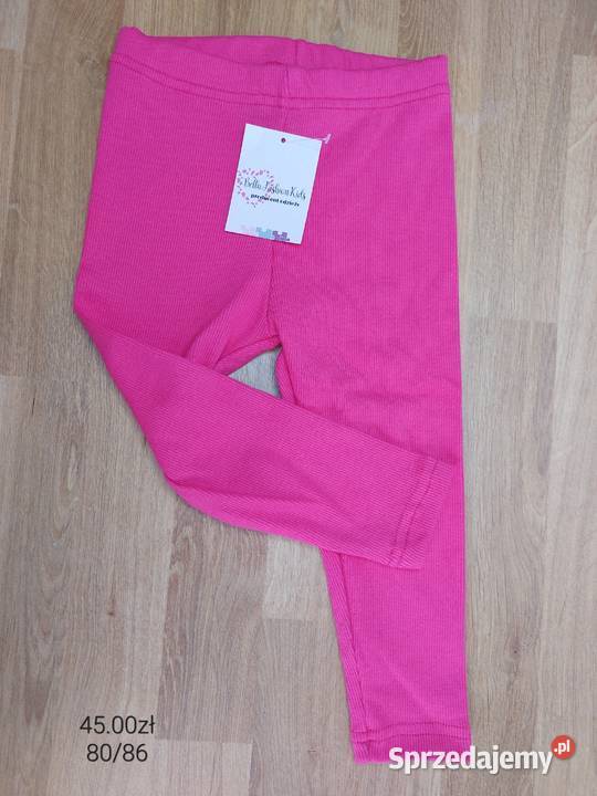 Leginsy prążek różowe rozmiar 9298 Wadowice