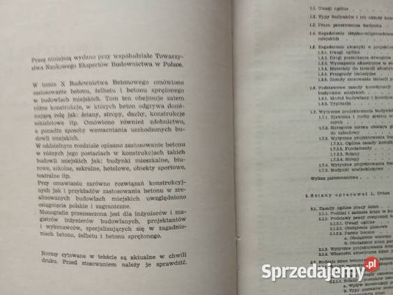 Budownictwo technologia fundamenty budowle Książki naukowe i popularnonaukowe łódzkie sprzedam