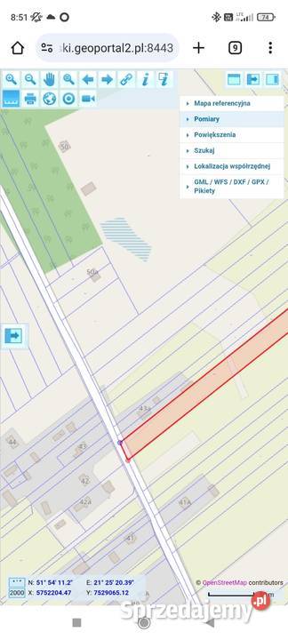 Działka budowlana działka rolna Wola 8100m2 Nieruchomości Garwolin