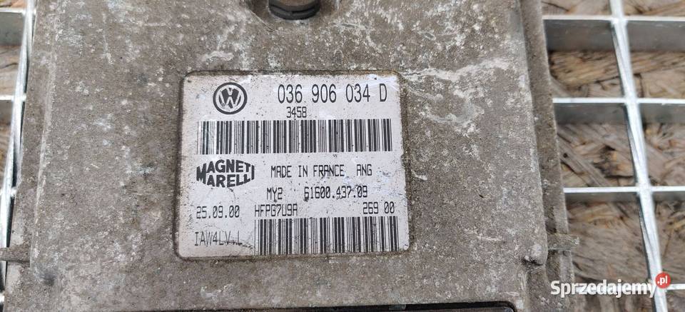 VOLKSWAGEN GOLF IV 2001 STEROWNIK MODUŁ ECU Czujniki i sterowniki sprzedam