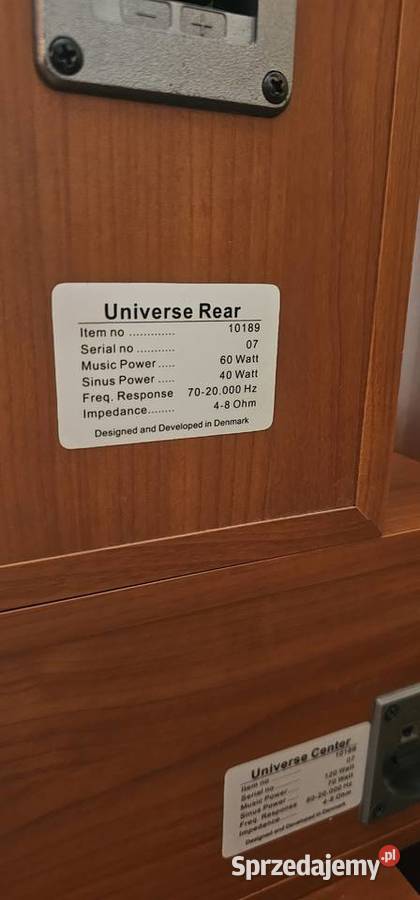 Kolumny UNIVERSE Satelitki i Centralny Okazja