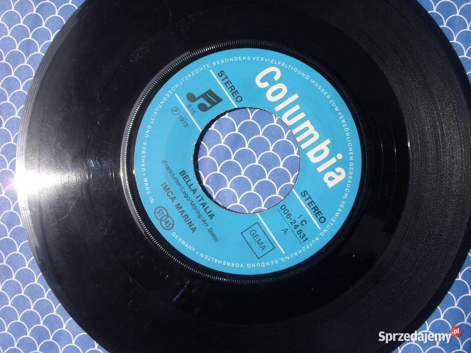 Singiel winyl IMCA MARINABELLA ITALIA 1973 Wołów