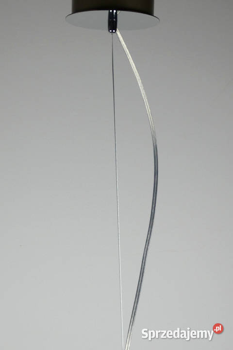 Szklana lampa wisząca walec na lince ROLLSBO Nowe