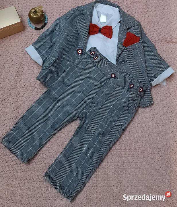Garnitur szary 4czesciowy chłopca Folletti Lublin