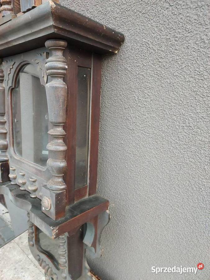 S093 Skrzynia skrzynka obudowa starego zegara Tczew