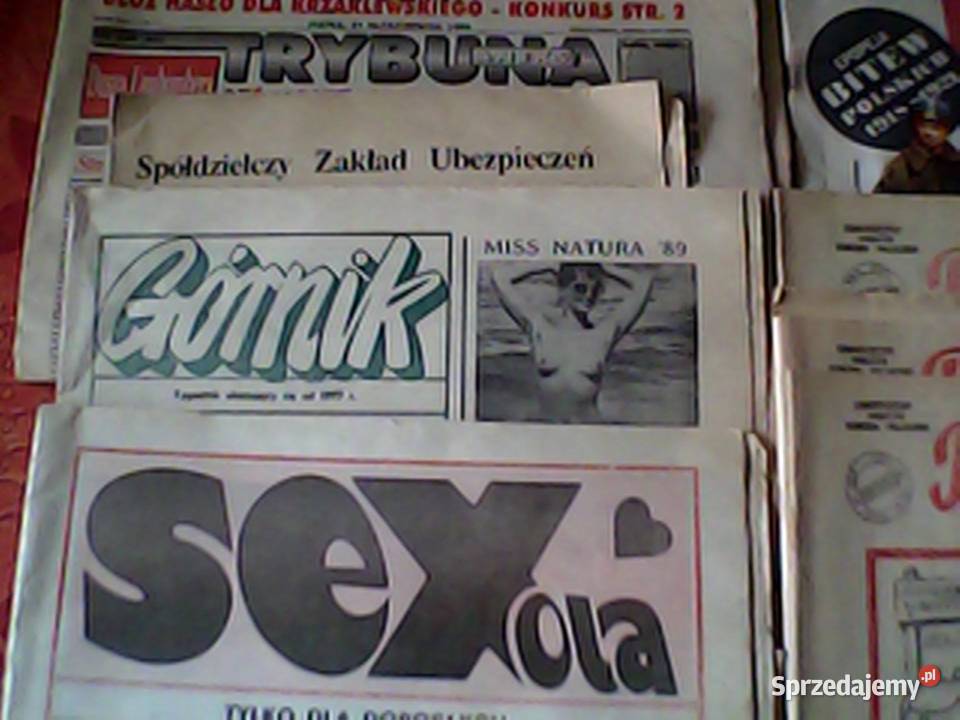 Stare gazety z lat 1980 90 tych TRYBUNA RELAX mazowieckie Warszawa