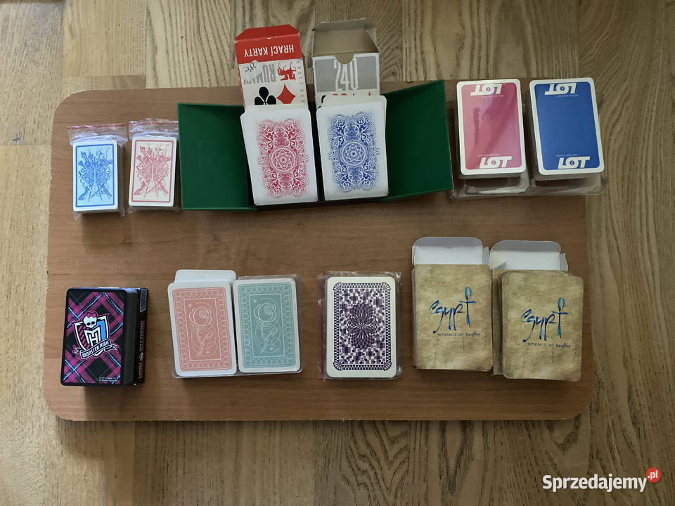 Karty do gry kolekcjonerów mazowieckie Warszawa
