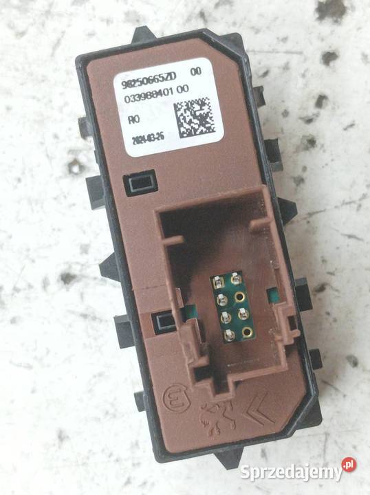 PRZEŁĄCZNIK FOTELA 98250665ZD Peugeot 2008 II Panele sterowania, przełączniki Wyposażenie wnętrza świętokrzyskie