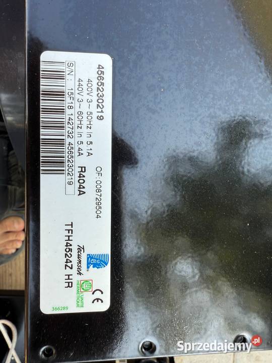 Agregat chłodniczy LUNITE HERMETIQUE TFH4524 Magazynowanie sprzedam