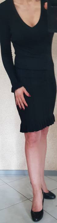 sukienka falbanki dzianina elastyczna sexy świętokrzyskie Kielce