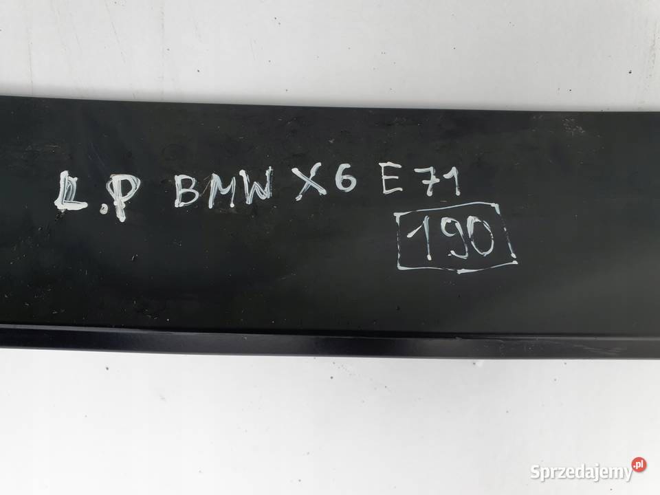 LEWY RELING DACHOWY BMW X6 E71 Mocowanie Rudka sprzedam