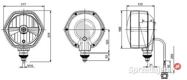 Reflektor 136 mm 1084939 Kamionna