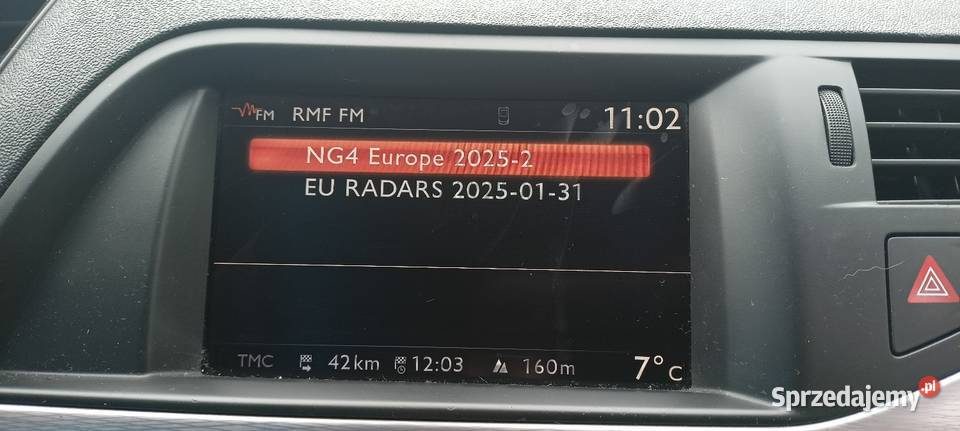Mapy 2025 NG4 HDD Radary Nawigacja Peugeot łódzkie Łódź sprzedam