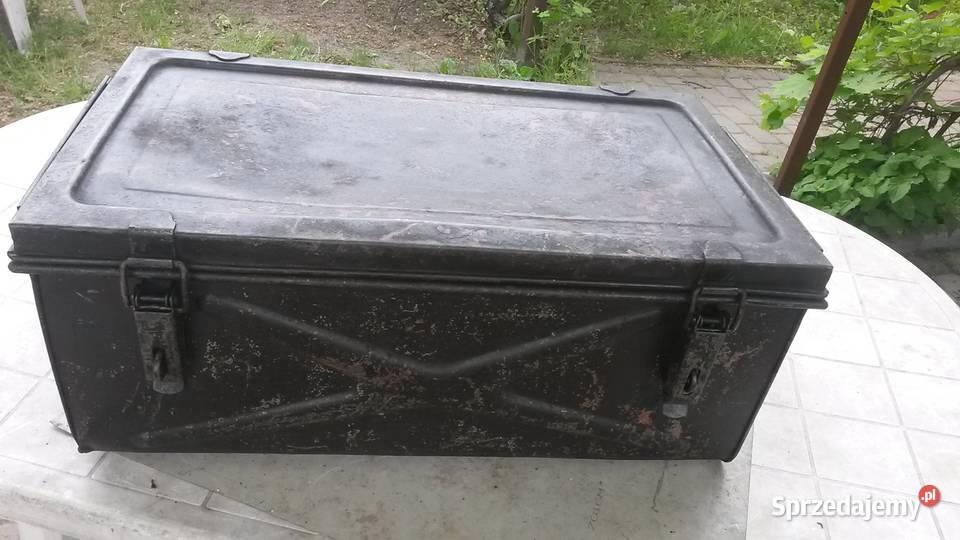 Skrzynia Wojskowa na dokumenty Wermacht wielkopolskie Poznań