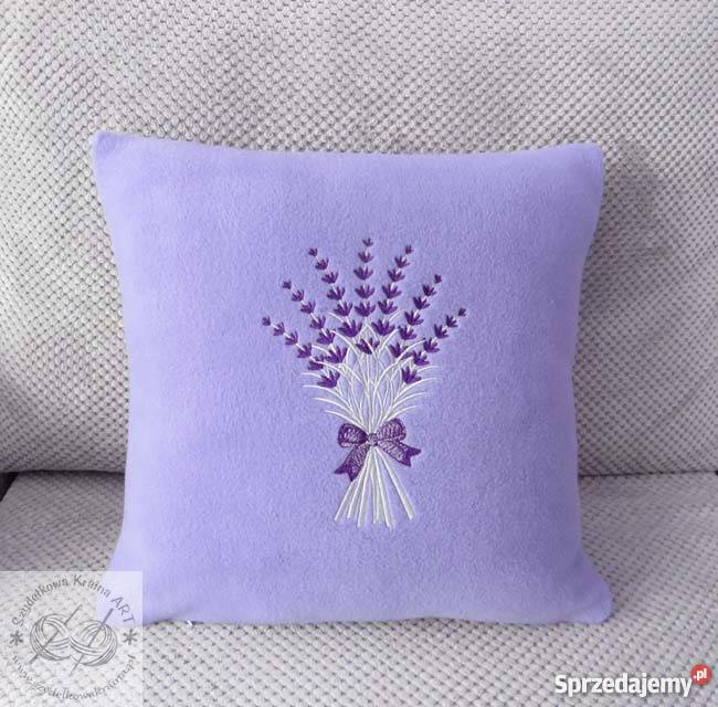 Poduszka ozdobna 40x40 LAWENDA prowansja PREZENT Toruń