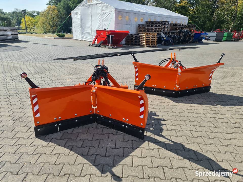 Pług do śniegu sterowny hydraulicznie łódzkie