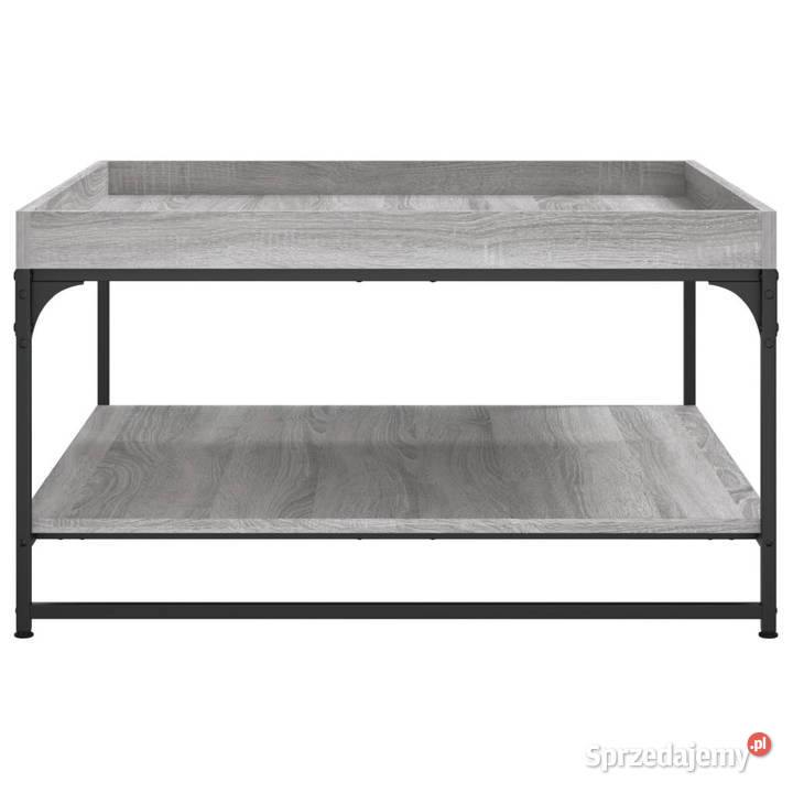 Stolik kawowy szary dąb sonoma 80x80x45 WM832816 Warszawa