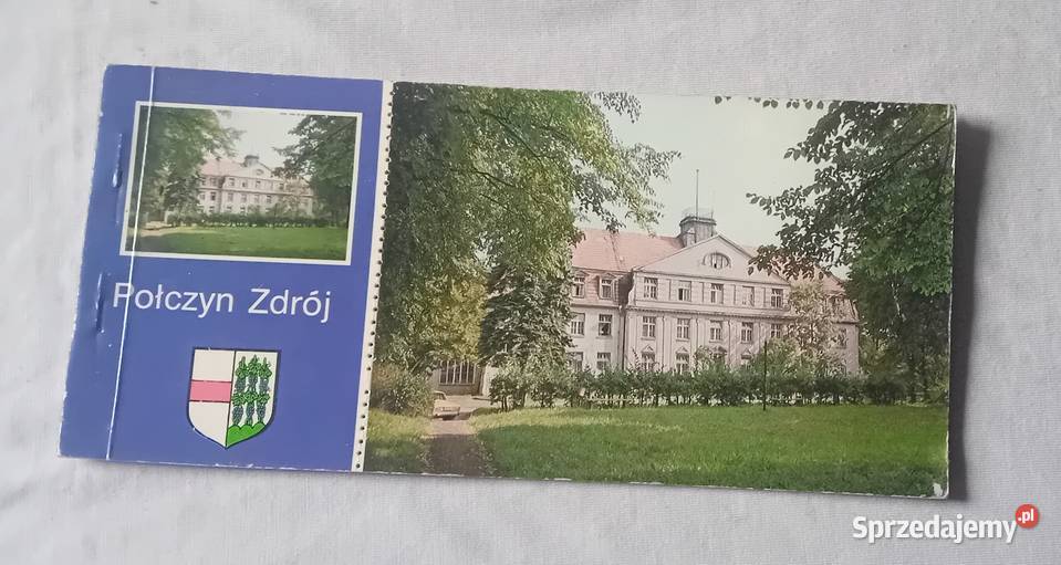 Zestaw pocztówek album Połczyn Zdrój KAW 1978 r Koźminek