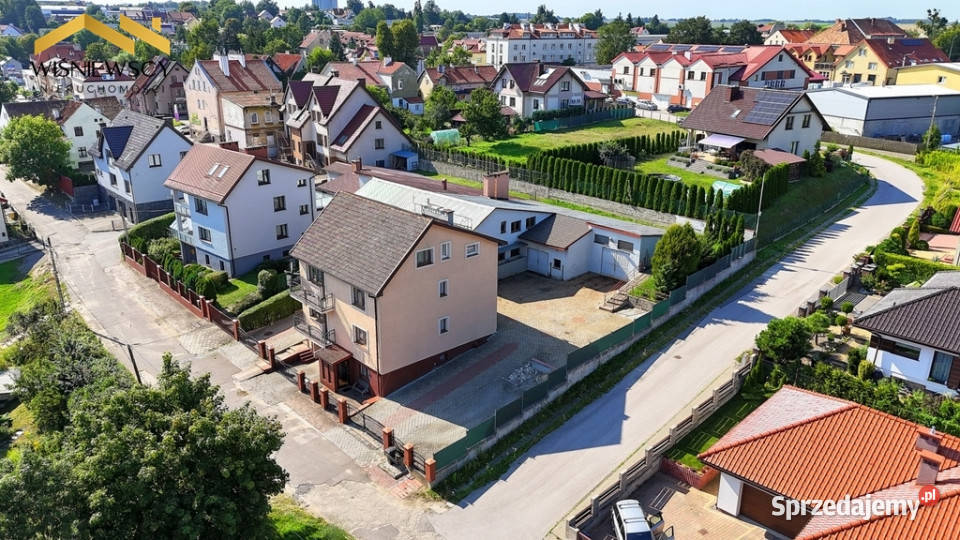 Dom mieszkalny 230m2 hala na dział gosp 343m2 mieszkalny Dobre Miasto