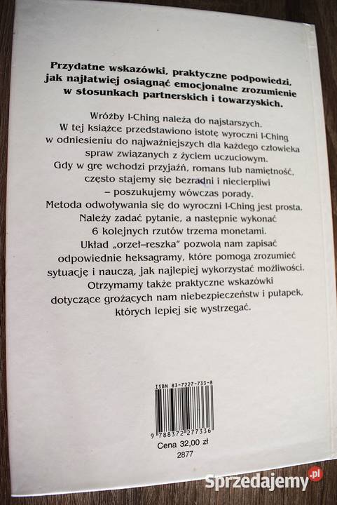 Wróżby zakochanych I CHING Rosemary Burr Chełmno sprzedam
