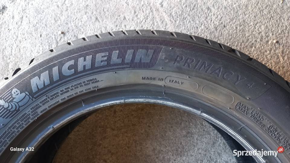 Opony letnie 205 55 R16 Michelin Primacy 4 205 Samochodowe Przykona sprzedam