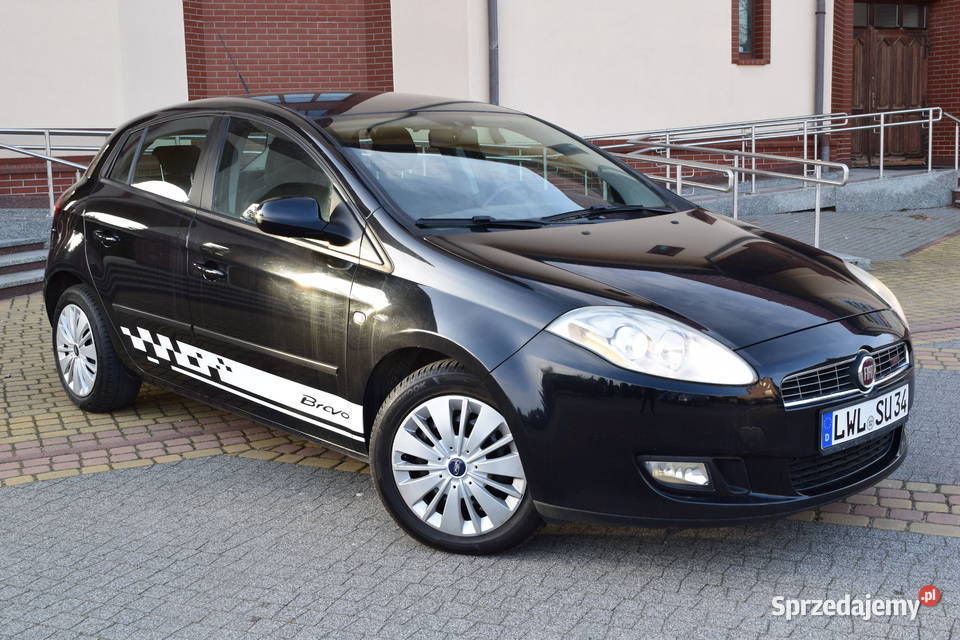 FIAT BRAVO14 150 Turbo 100Bezwypadkowy Manual czarny Olsztyn