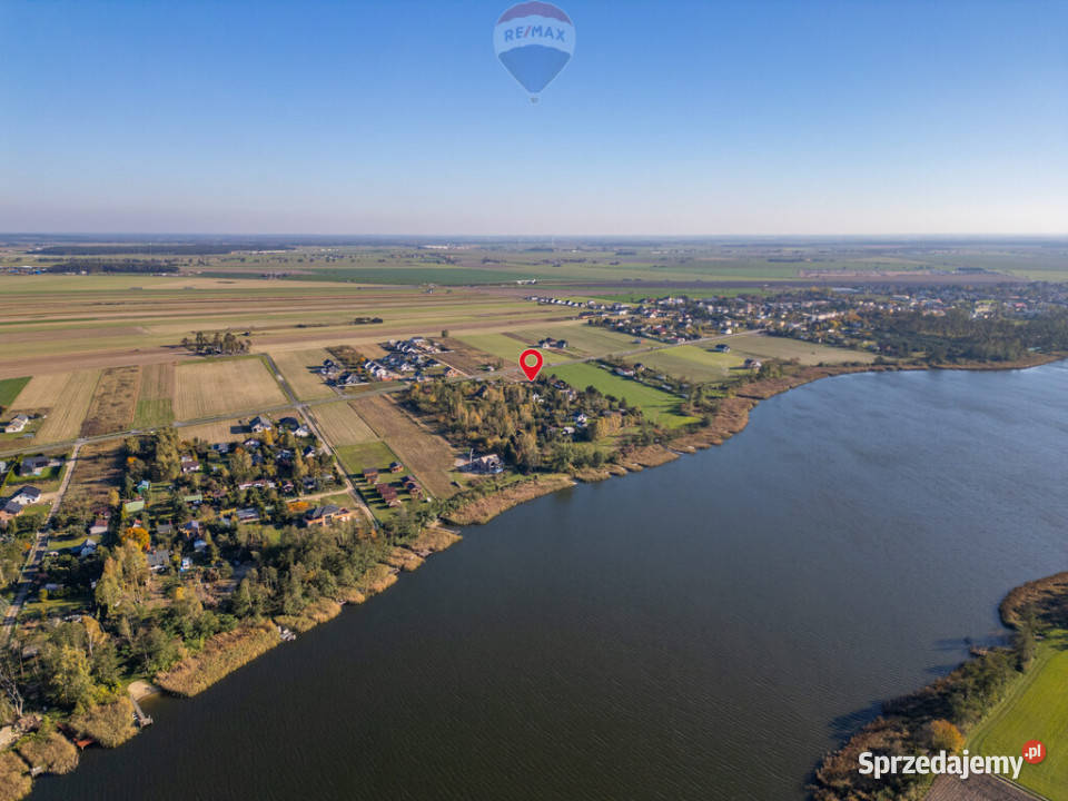 Zbuduj dom jeziorem Strykowo 150 m wody