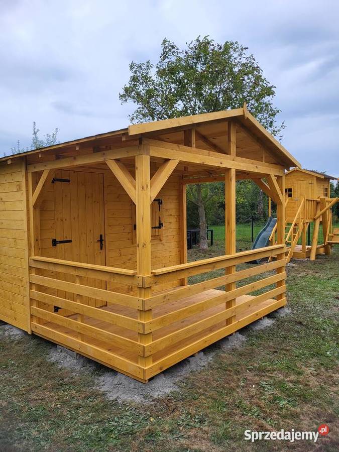 Domek narzędziowy z tarasem 3x3 montaż transport małopolskie Kraków