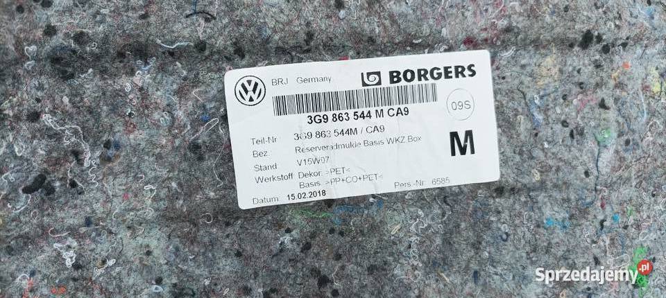 VW Passat B8 wykładzina bagaznika avant kombi Motoryzacja Łódź