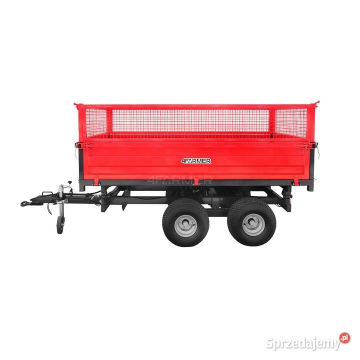 Przyczepa rolnicza dwuosiowa 25T z kiprem i Maszyny rolnicze Tajęcina